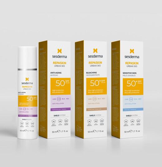 Imagen con productos repaskin urban en sus cajas