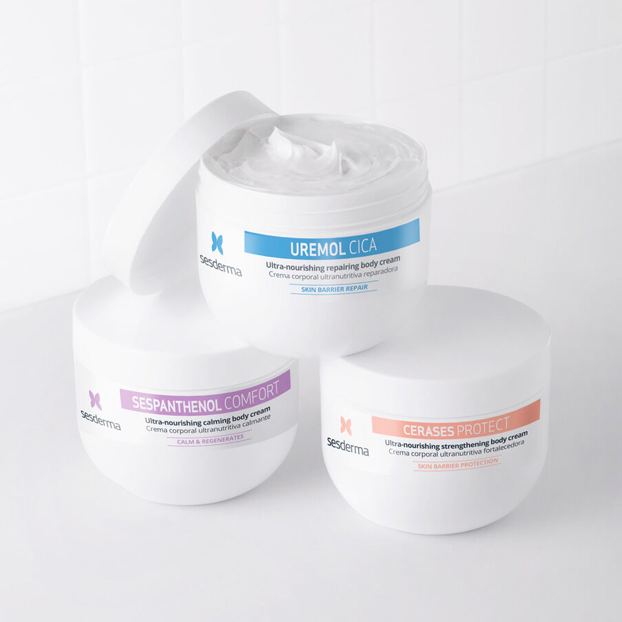 Imagen producto de tres cremas corporales