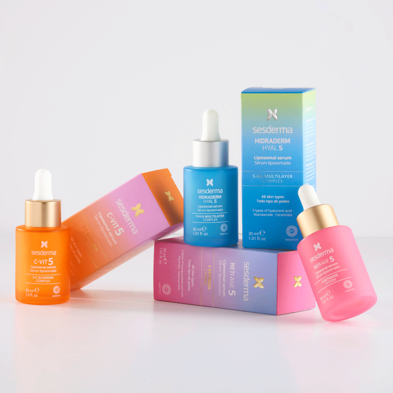 Los tres serums de The Power of 5