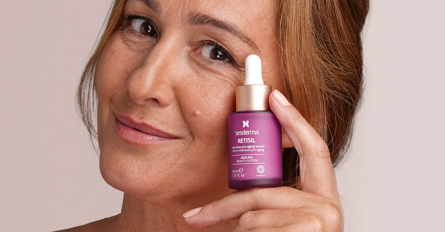Imagen mujer con serum Retisil