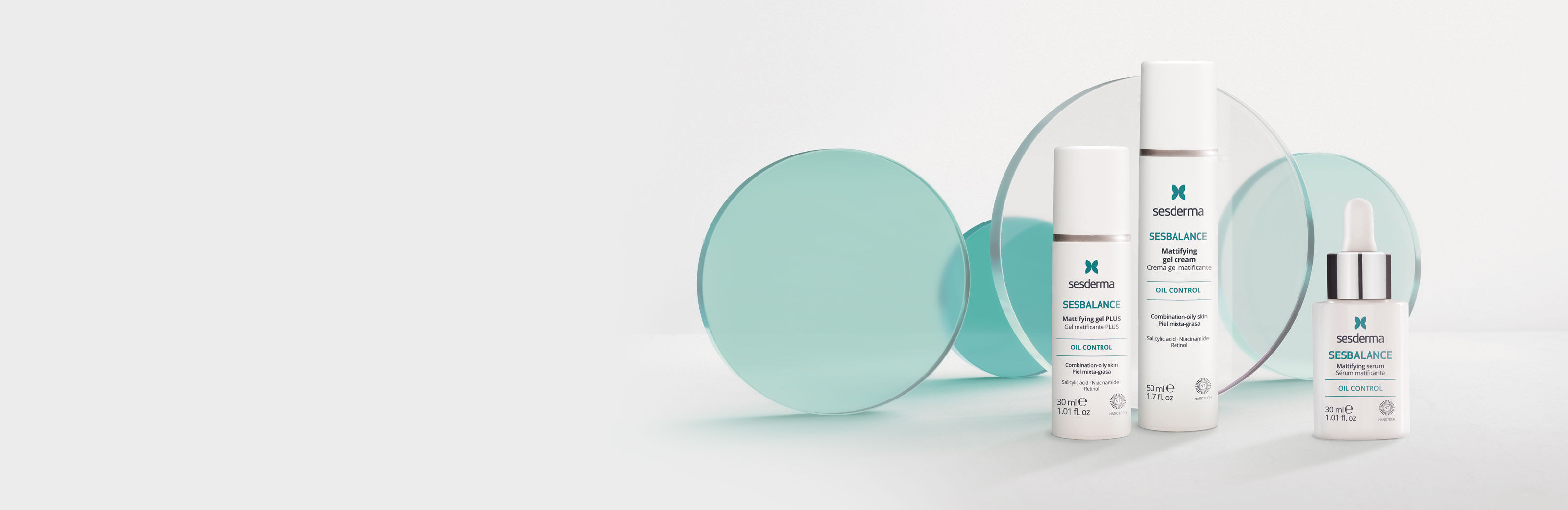 Imagen tres productos linea Sesbalance