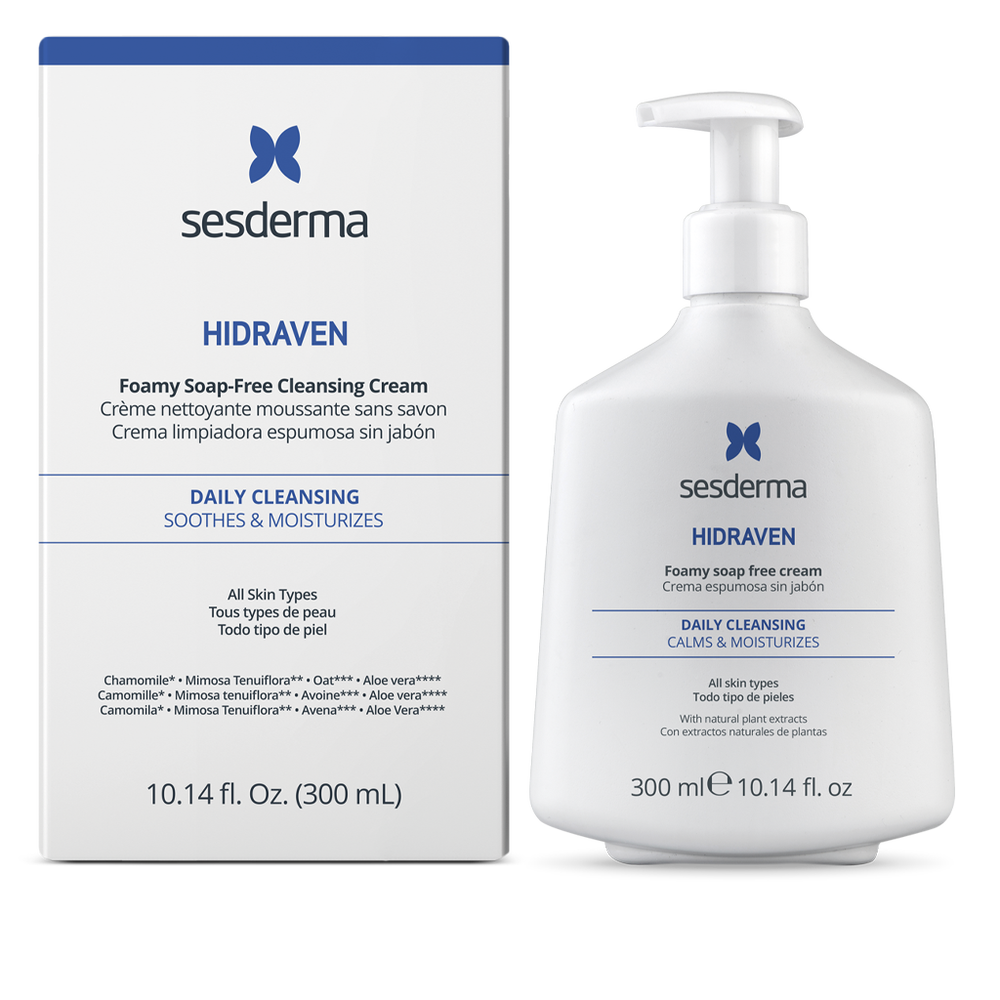 HIDRAVEN Foamy Soap-free Cleanser 10.15 fl. Oz