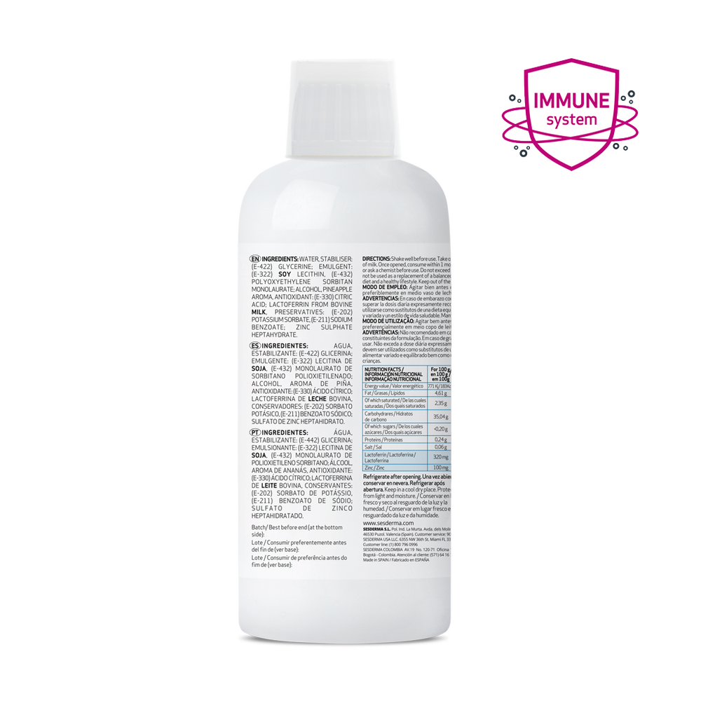 LACTYFERRIN Defense Zinc 500ml