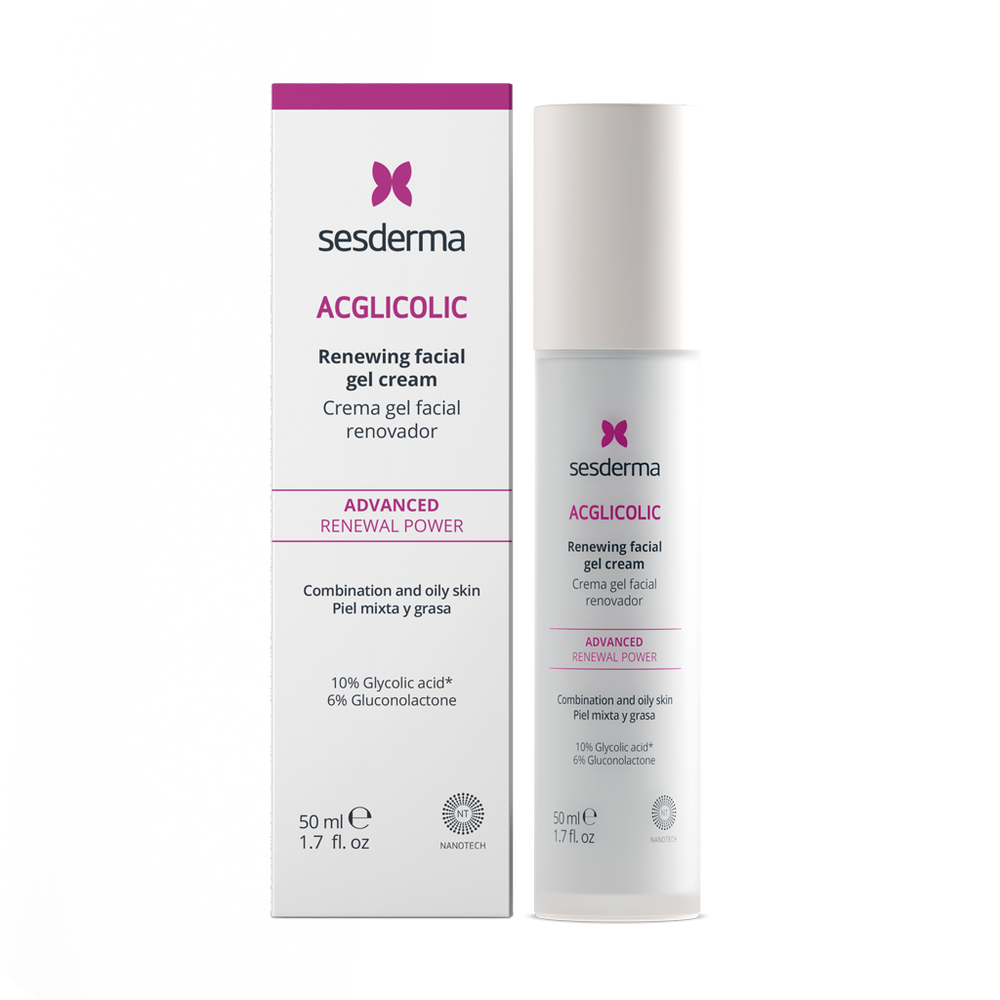 ACGLICOLIC Crema gel facial renovador