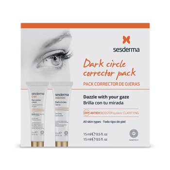 ZESTAW PRODUKTÓW POD OCZY ANGIOSES + C-VIT 15 ml + 15 ml