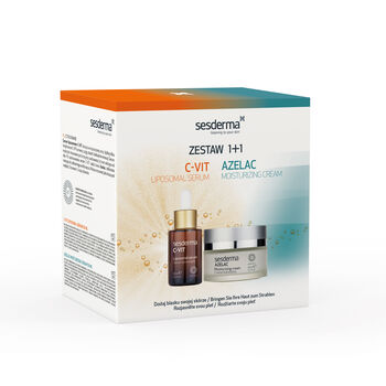 ZESTAW AZELAC KREM + C-VIT SERUM