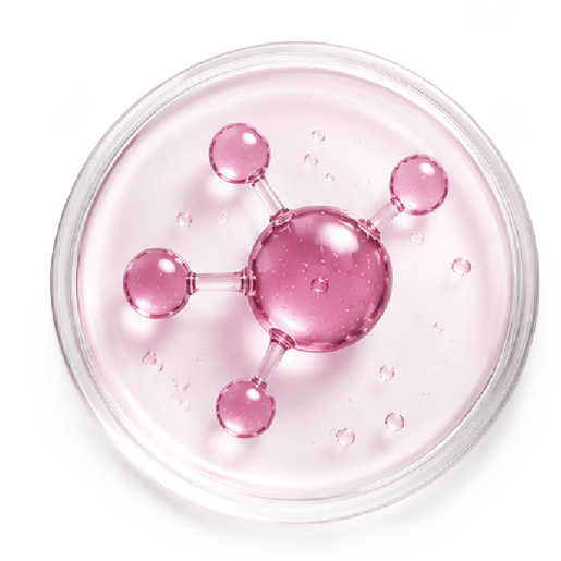 Representative image of the botulinum polypeptide ingredient