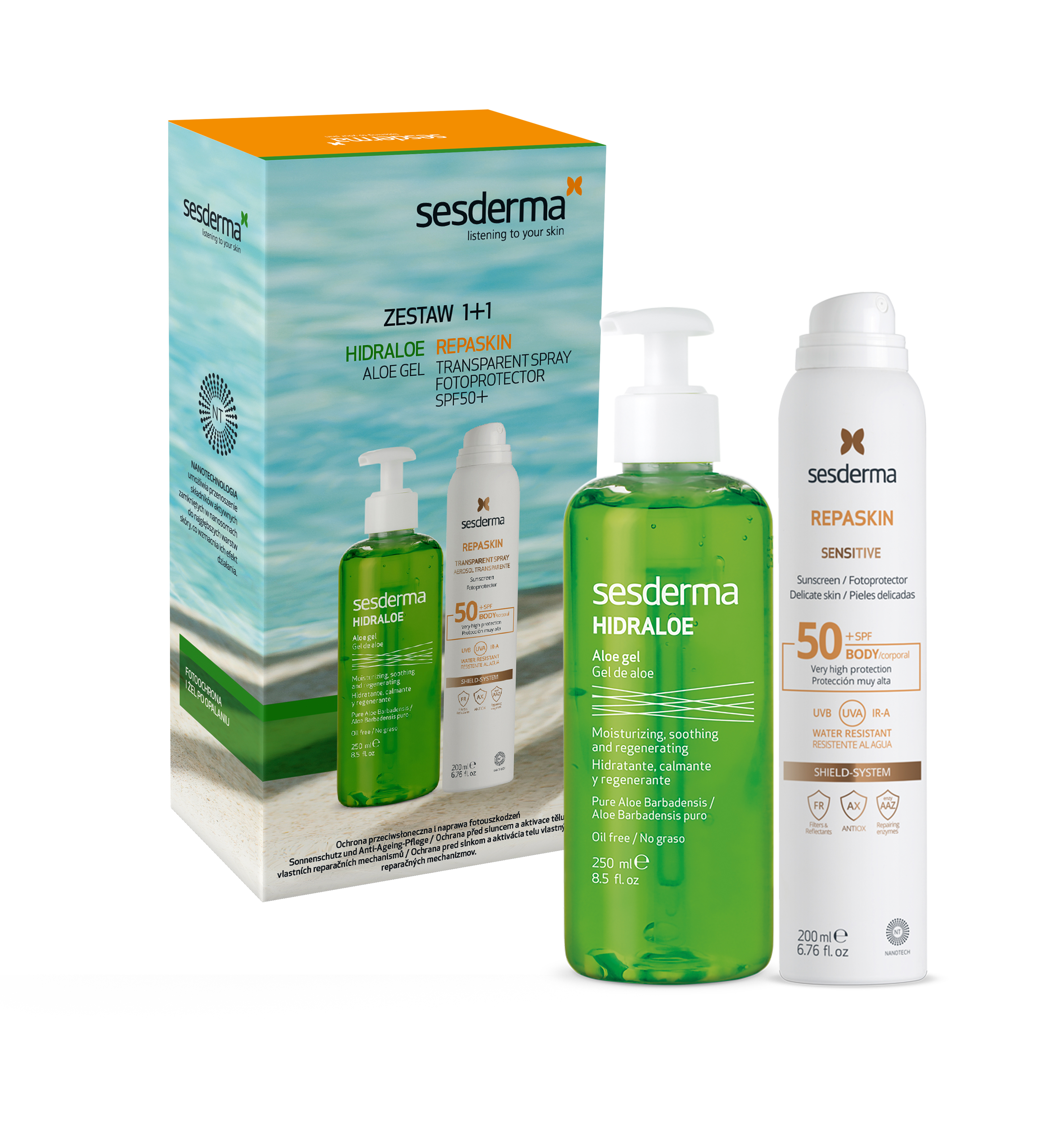 ZESTAW REPASKIN BODY AEROSOL + HIDRALOE ŻEL