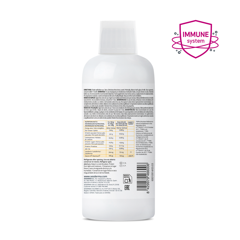 LACTYFERRIN Defense D3 500ml