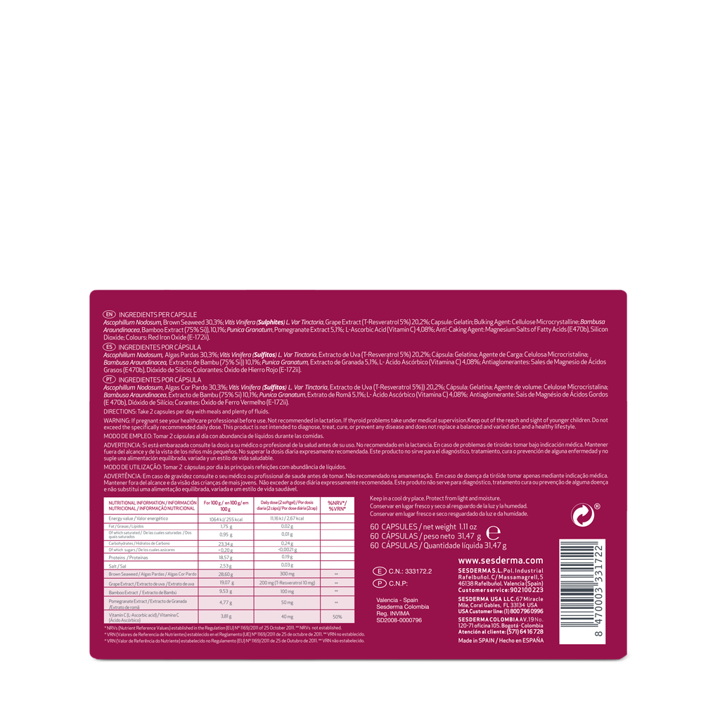 RESVERADERM Plus Cápsulas