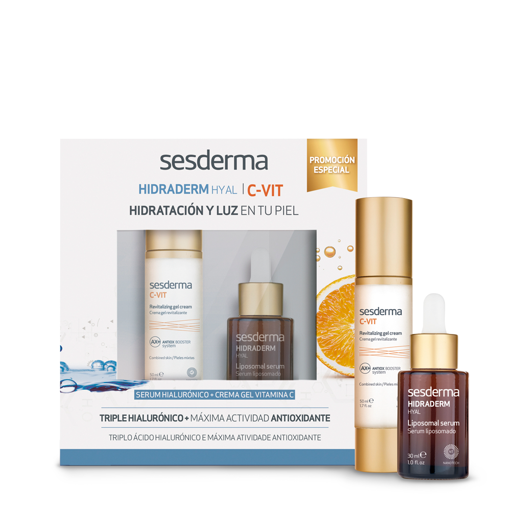 hidraderm hyal serum c vit crema gel pack sesderma