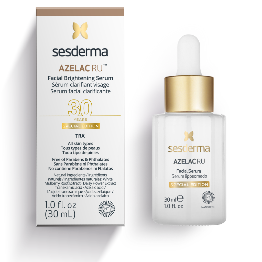 Azelac Ru Facial Serum 1 0 Fl Oz Special Edition 30 Years Sesderma Azelac sesderma moisturizing cream with glycine and azelaic acid, providing a sense of calm and combating redness and impurities accompanying the blotches. azelac ru facial serum 1 0 fl oz