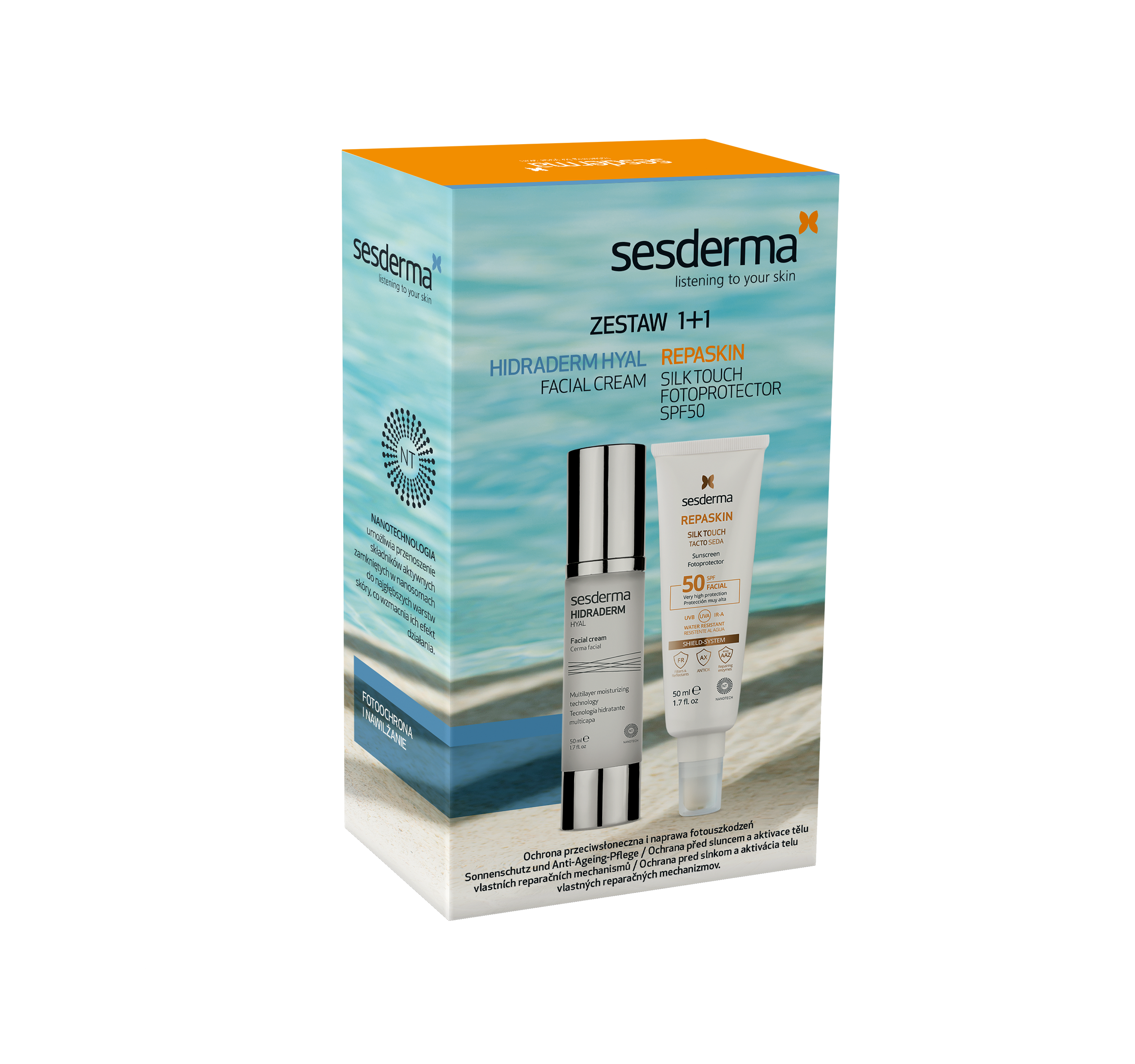 ZESTAW REPASKIN SILK+HYAL KREM ŻEL