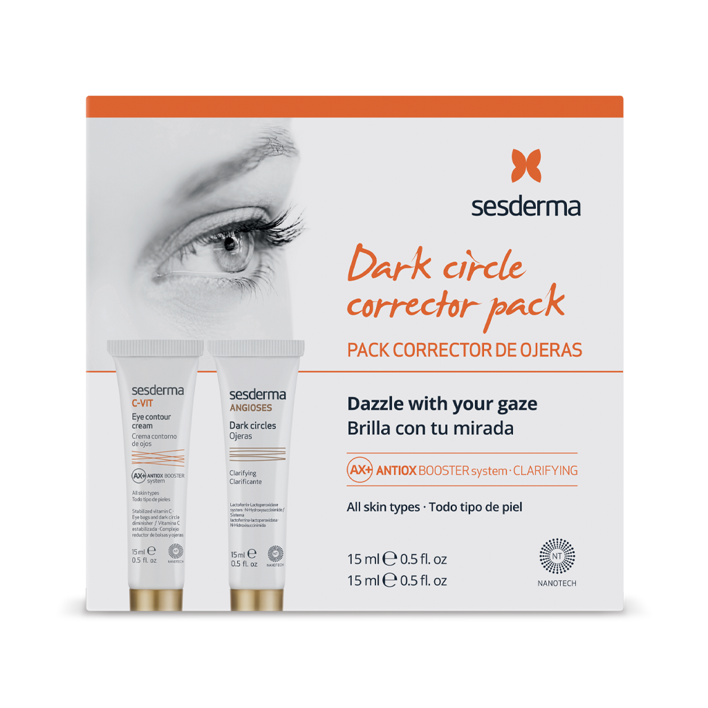 ZESTAW PRODUKTÓW POD OCZY ANGIOSES + C-VIT 15 ml + 15 ml