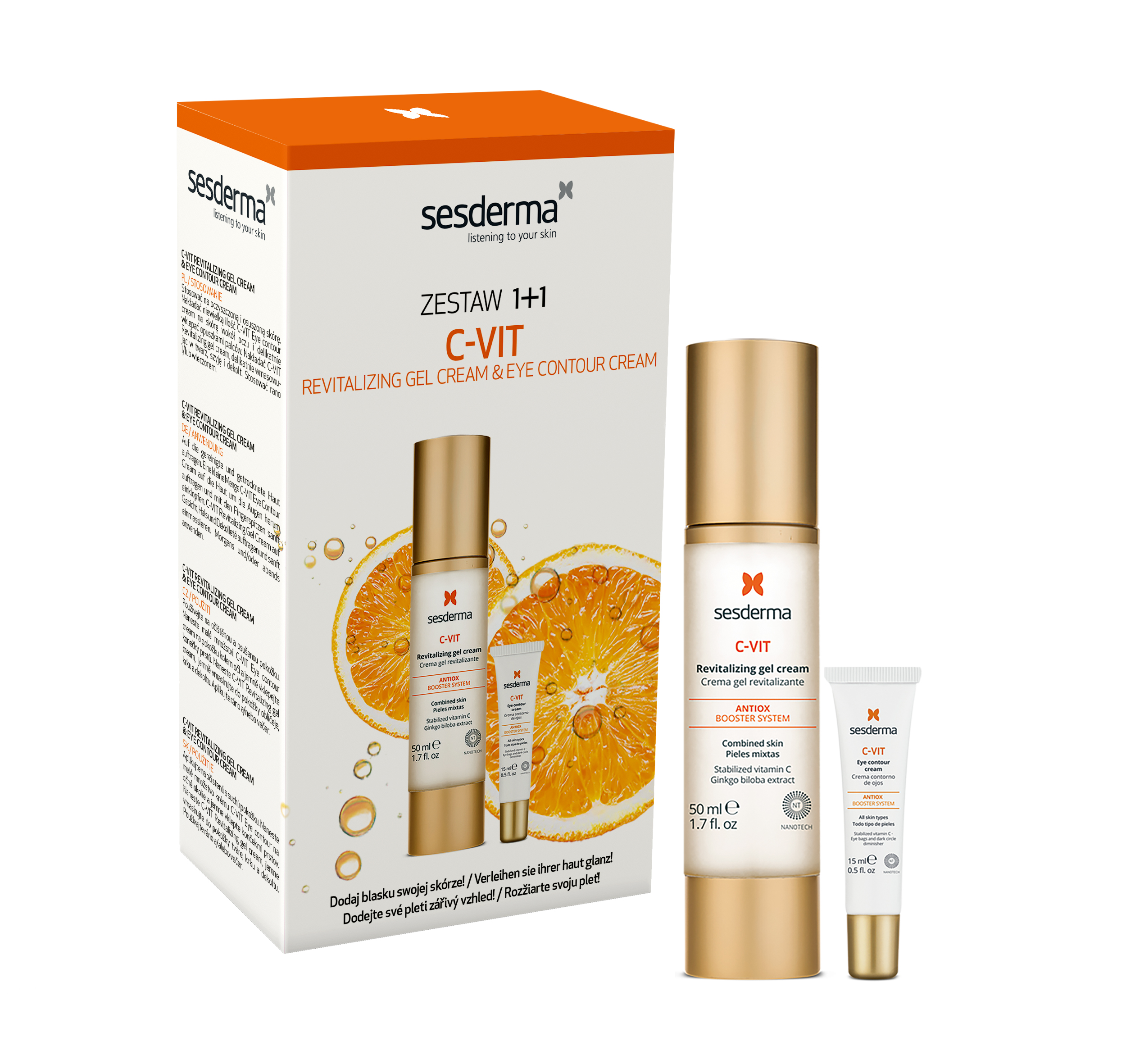 ZESTAW C-VIT KREM - ZEL+KONTUR OCZU